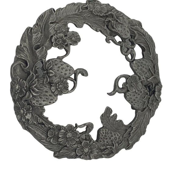 Rawcliffe 1994 Pewter Lid Clear Jar Potpourri Trinkets Display 0196 5" x 3" - Picture 6 of 8